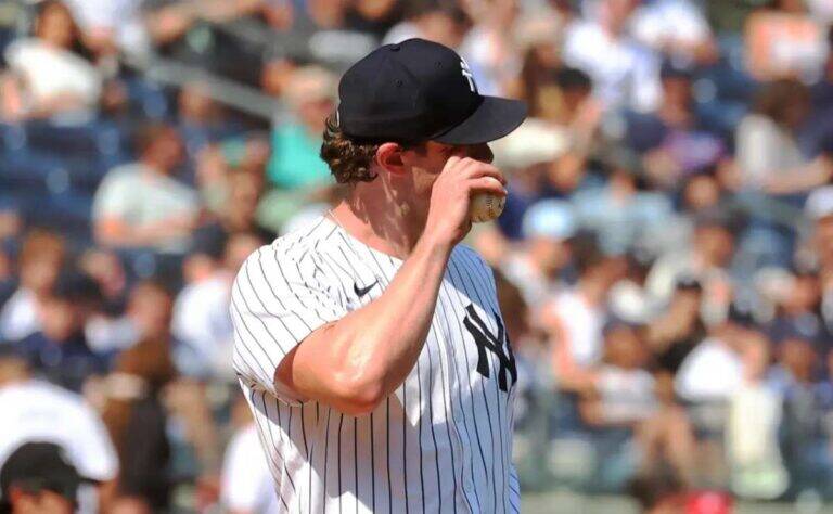 Gerrit Cole and the Yankees lost to the Red Sox on Sept. 14.